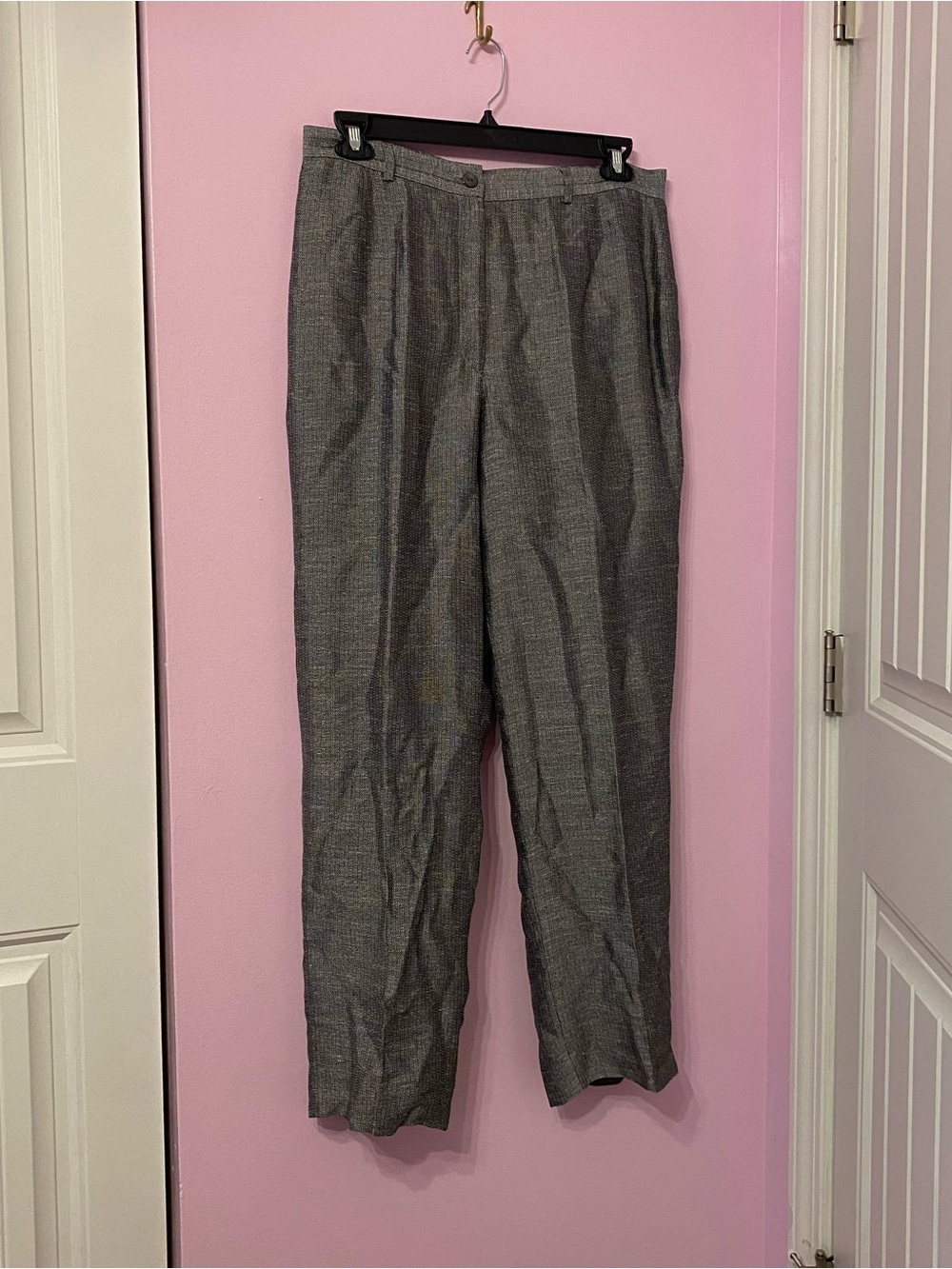 TOYPES Grey linen blend Pant size 14